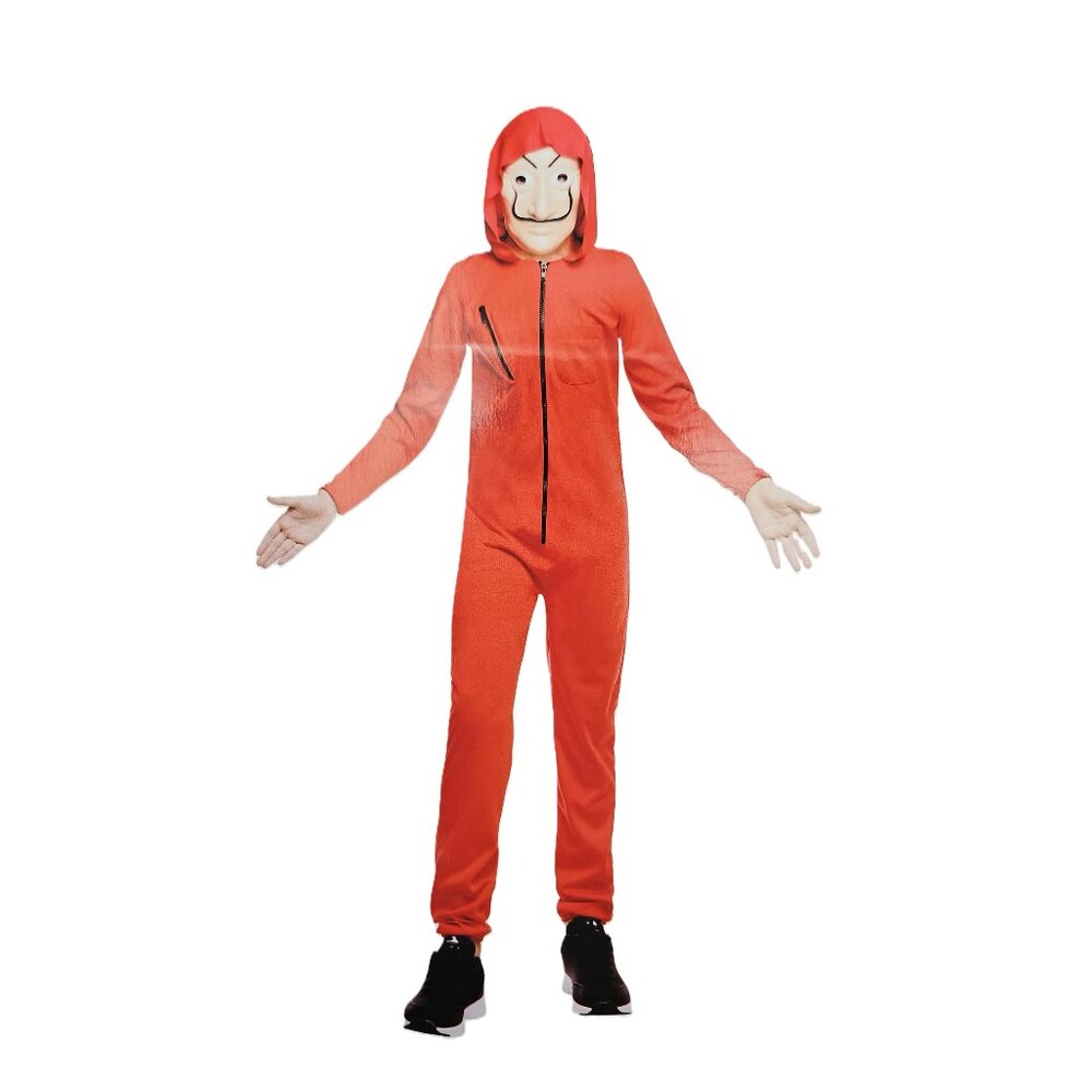 Money Heist Salvador Dali Robber Adult Unisex Costume Cosplay Outfit , L, NWOT